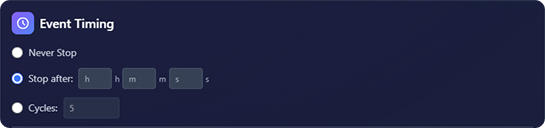 Event Timing